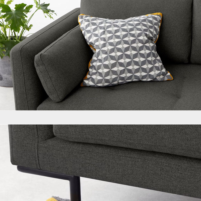 Linen 3-seater Sofa with Square Arm 82.68" Long * 34.65" Wide