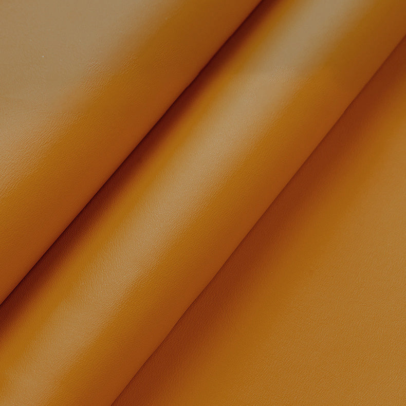 Scandinavian Metal Stool Fabric Upholstered Round Seat Counter Stool in Matte Finish