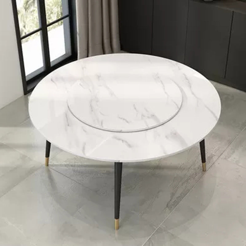 Contemporary Style Round Table Set 1/2/5/7 Pieces Dining Set for Home