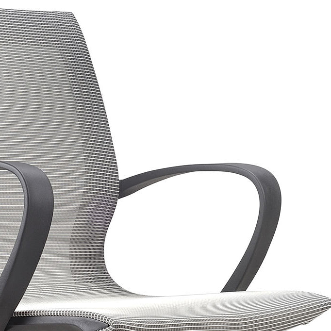 Contemporary Arm Chair Fixed Arms Adjustable Seat Height Conference Chair