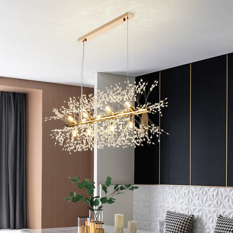 Modern Firefly Island Pendant Lighting Metal Multiple-Light Island Pendant