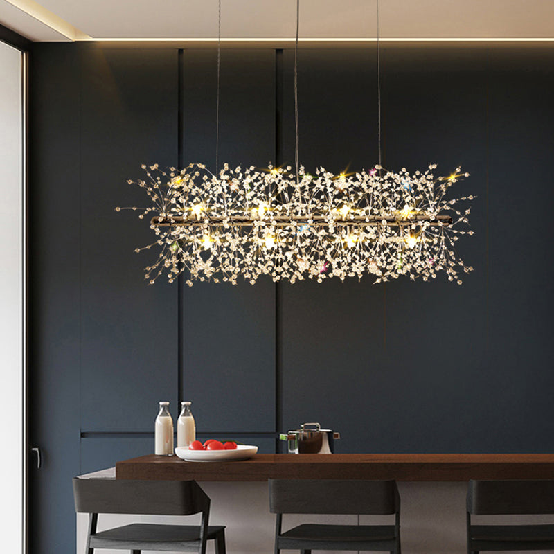 Modern Firefly Island Pendant Lighting Metal Multiple-Light Island Pendant