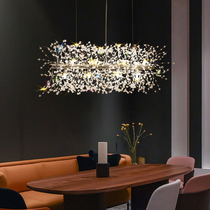 Modern Firefly Island Pendant Lighting Metal Multiple-Light Island Pendant