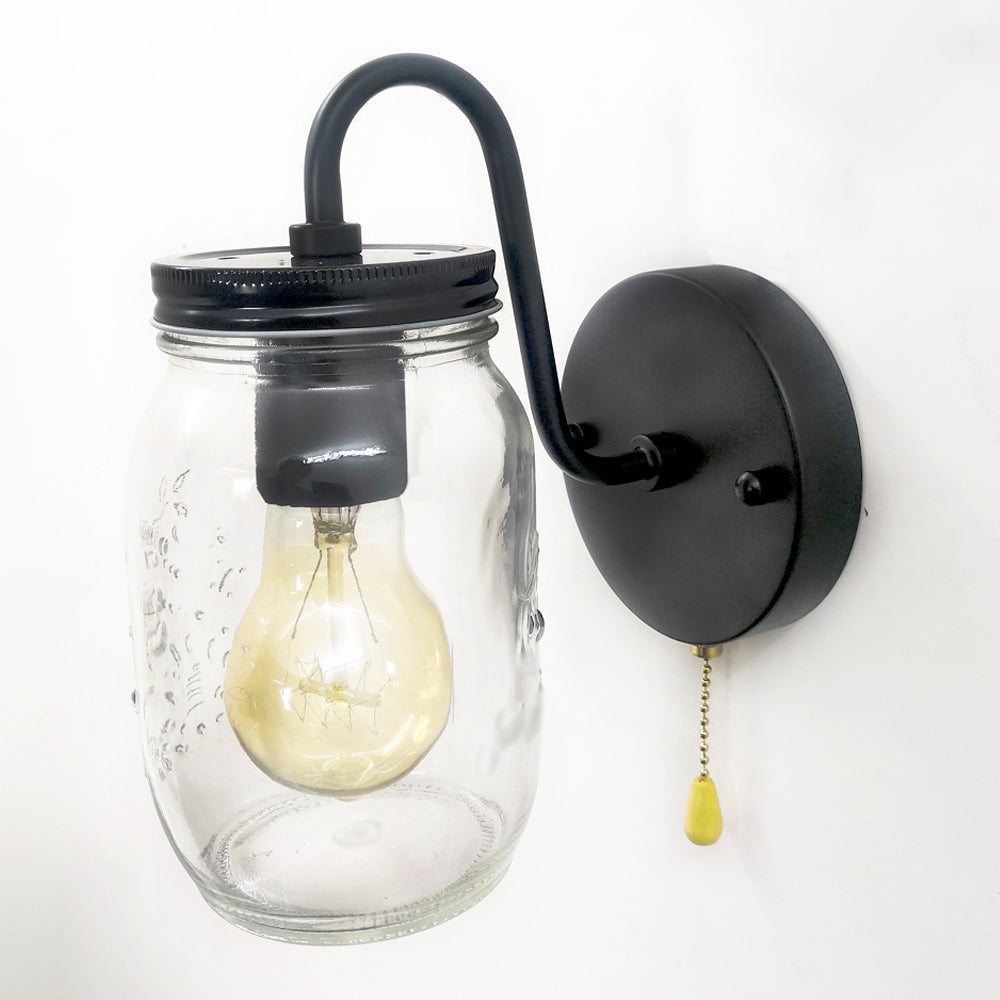 Industrial Wall Light Fixture Glass Shade Light Sconce Lighting Fixture Fixture