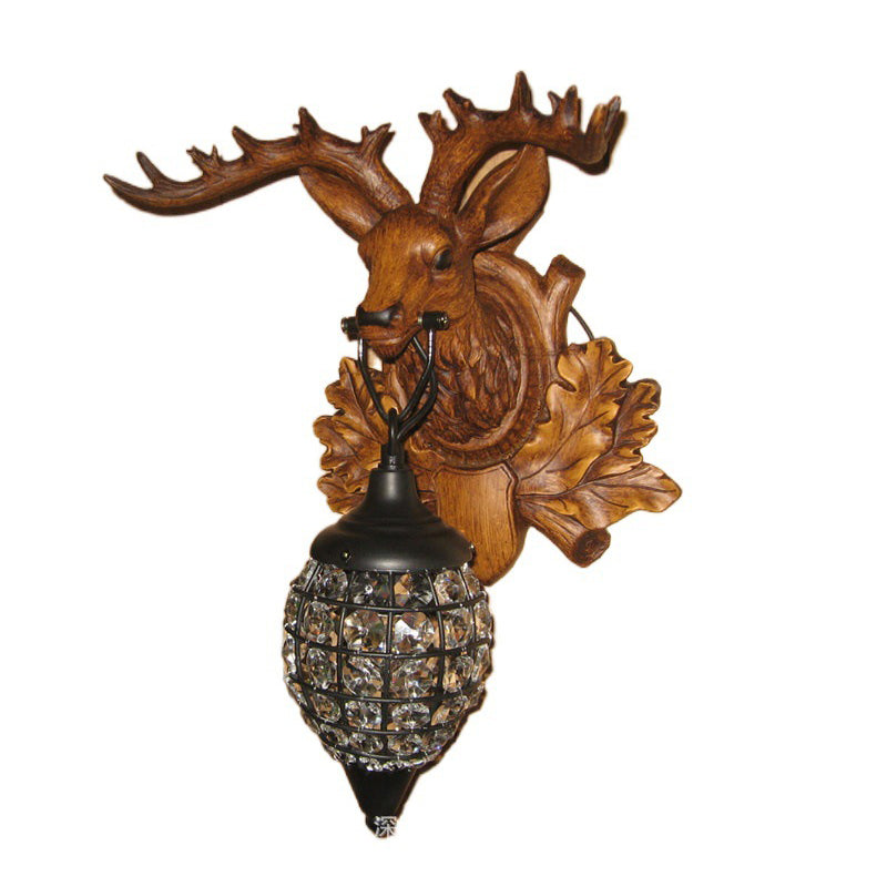 Modern Minimalist Wall Sconce Lighting Crystal Shade Wall Lighting Fixtures