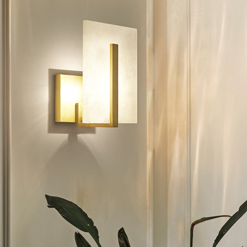 Minimalist Wall Sconce Lighting Marble Wall Lighting Fixtures for Living Room