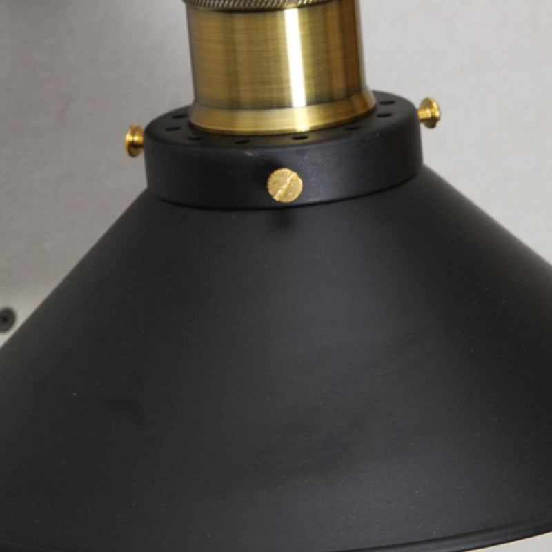 Industrial Style Wall Light Household Metallic Shade Wall Light Sconce for Corridor