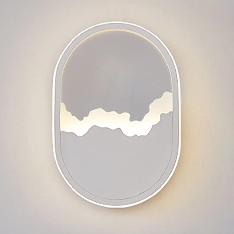 Modern Wall Mount Lighting Minimalist Metallic LED Hallway Surface Wall Sconce