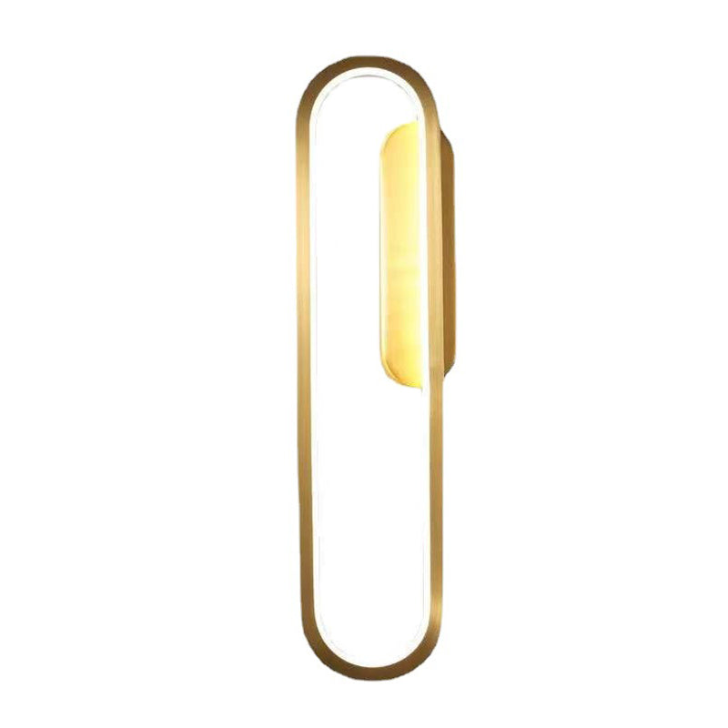 Contemporary Linear Wall Mount Lighting Fixture Minimalist LED Wall Sconce