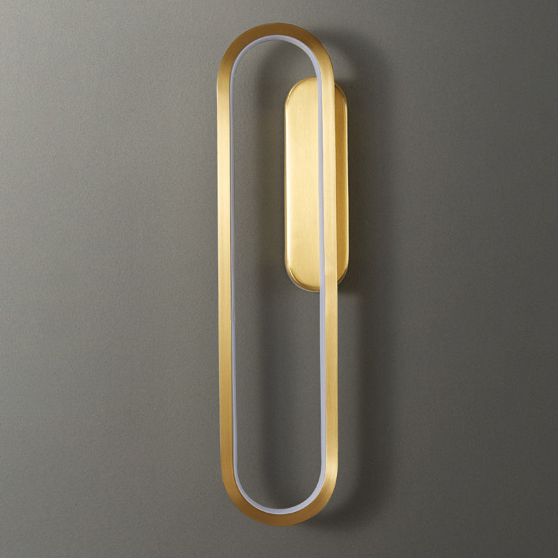 Contemporary Linear Wall Mount Lighting Fixture Minimalist LED Wall Sconce