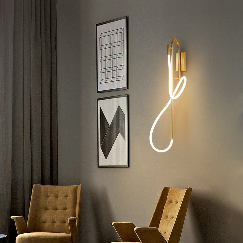 Modern Linear Wall Mount Lighting Simplicity Wall Sconce for Living Room