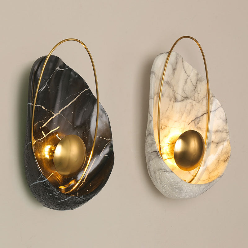 Modern Wall Lamp Nordic Style Resin Wall Mount Lighting for Sitting Room
