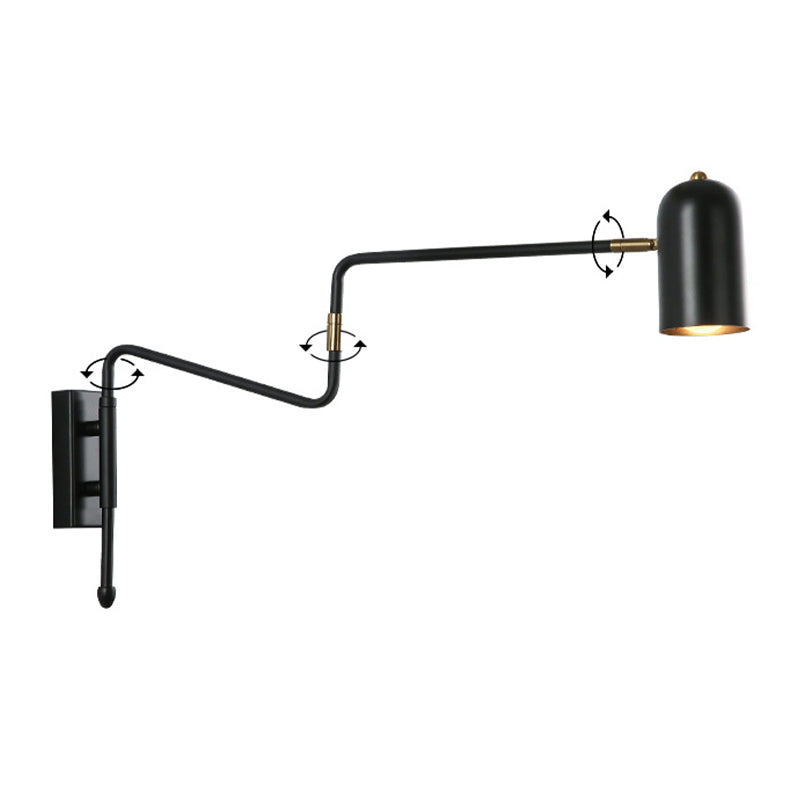 Modern Wall Lamp Household Adjustable Arm Wall Mount Lighting for Sitting Room