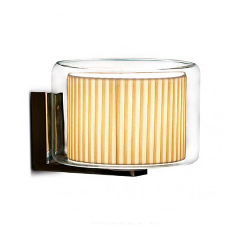 Modern Wall Lamp Household Clear Glass Wall Mount Lighting for Sitting Room