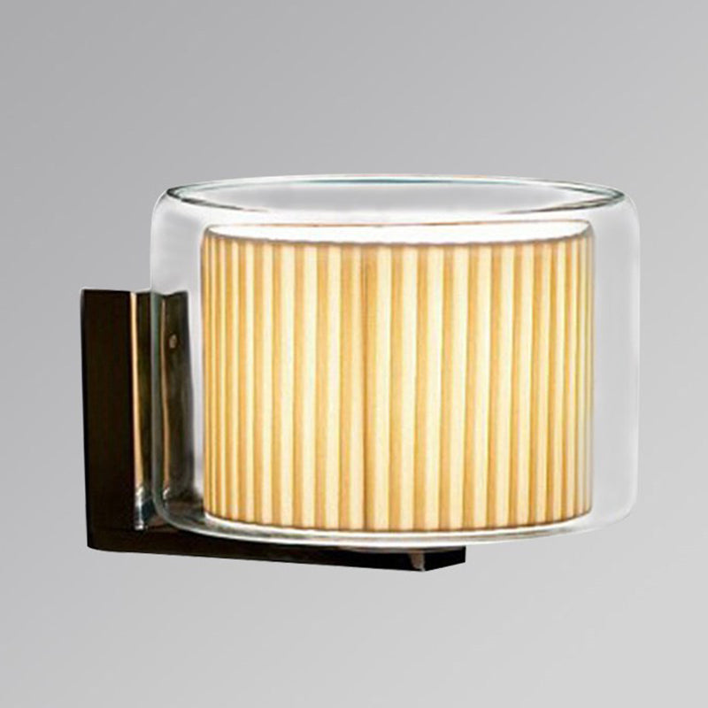 Modern Wall Lamp Household Clear Glass Wall Mount Lighting for Sitting Room