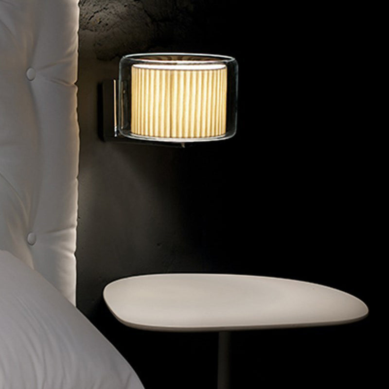 Modern Wall Lamp Household Clear Glass Wall Mount Lighting for Sitting Room