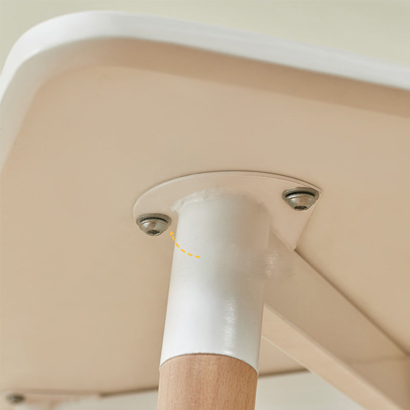 Modern Bistro Bar Table Fixed Bistro Bar Height Cocktail Table with Legs