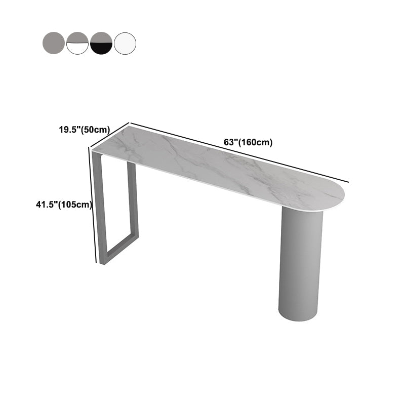 Modern Sintered Stone Bar Table Dining Table for Kitchen Living Room