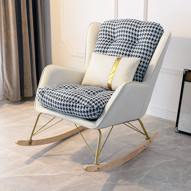 Bedroom Simple Leisure Lazy Sofa Chair Modern Style Single Rocker Chair