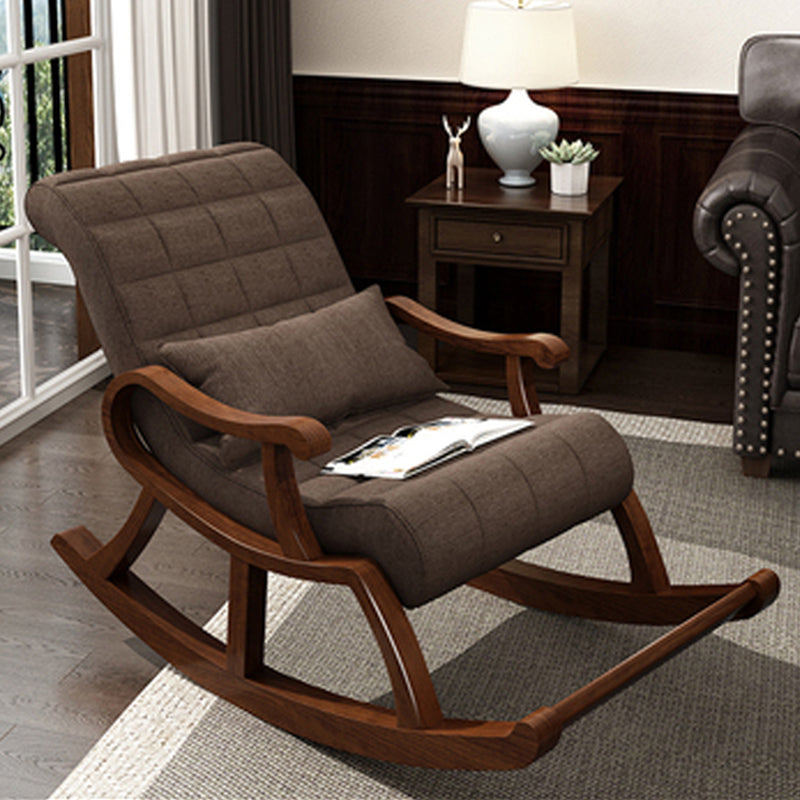 Mid-Century Recliner Chair Tufted Cushions Recliner Chair With A Lumbar Pillow