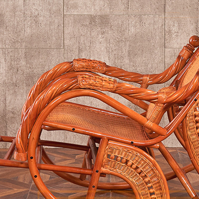 Mid Century Modern Recliner Chair Rattan/Wicker Recliner Chair for Living Room