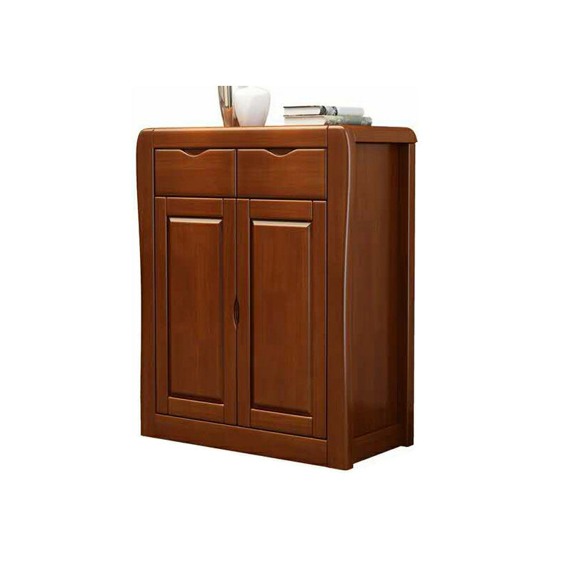 Mid-Century Modern Accent Cabinet with Doors and Drawers Cabinet