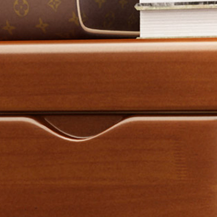 Mid-Century Modern Accent Cabinet with Doors and Drawers Cabinet