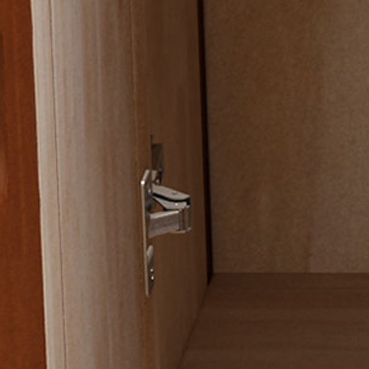 Mid-Century Modern Accent Cabinet with Doors and Drawers Cabinet