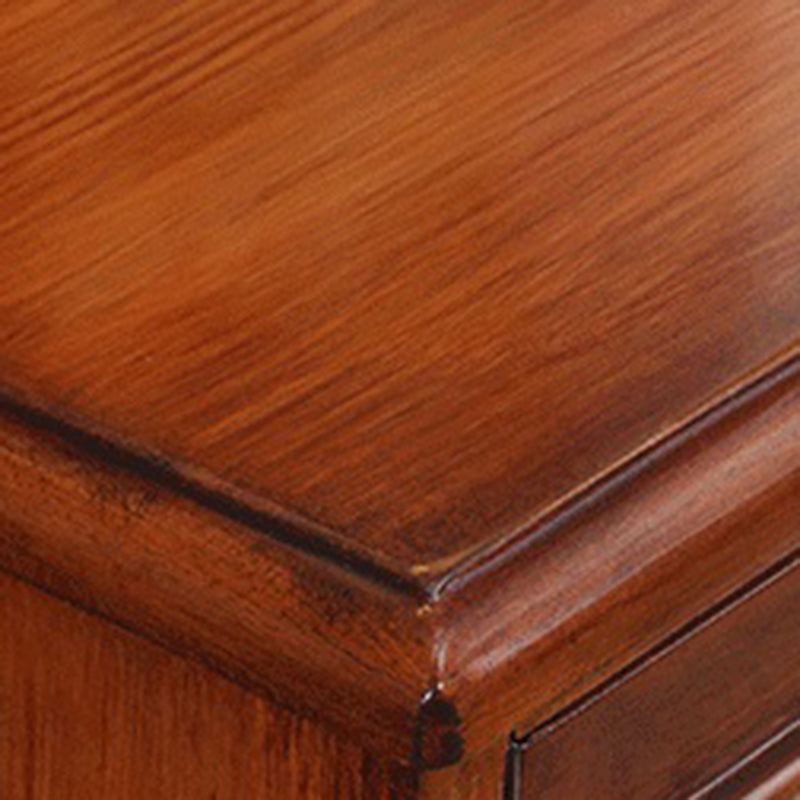 Industrial Rectangle Accent Cabinet Wood Knobs Cabinet with Doors