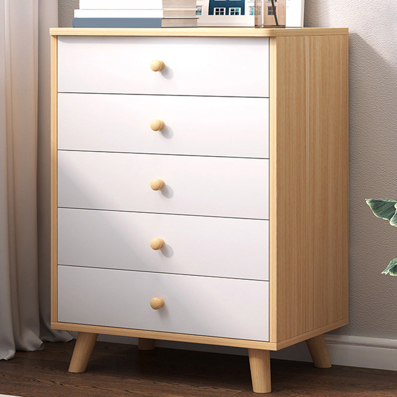Modern Rectangle Accent Cabinet Wood Knobs Cabinet with Drawer