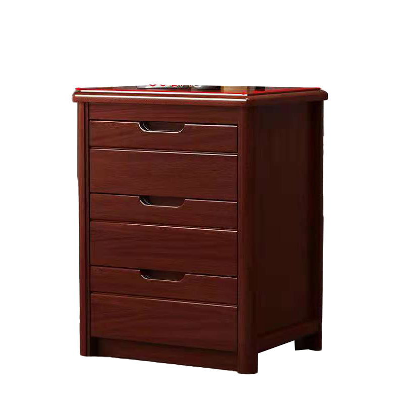 Modern Rectangle Side Cabinet Soft Close Drawers Wood  Storage Cabinet