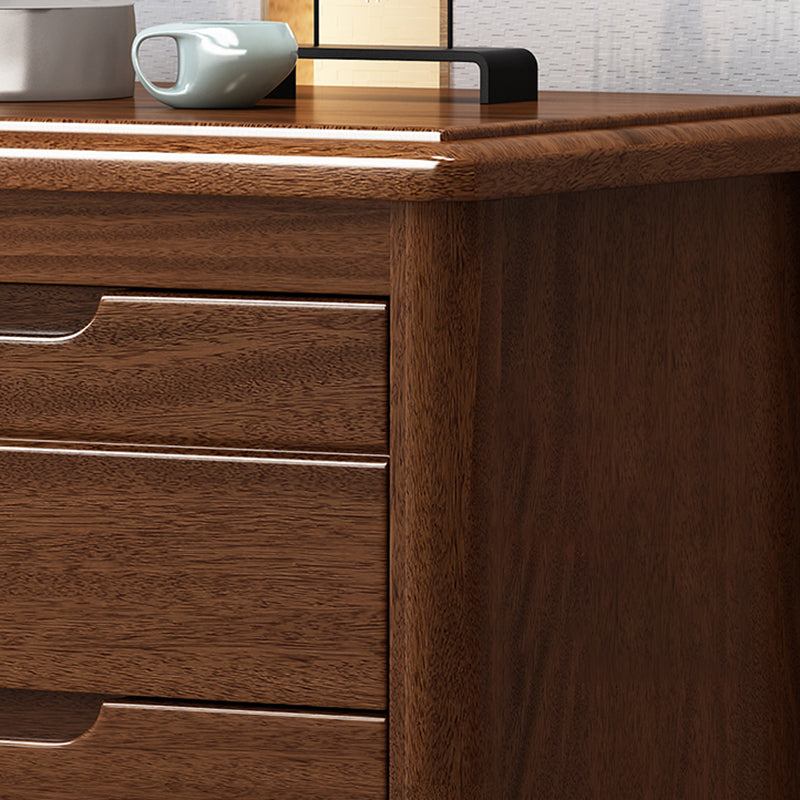 Modern Rectangle Side Cabinet Soft Close Drawers Wood  Storage Cabinet