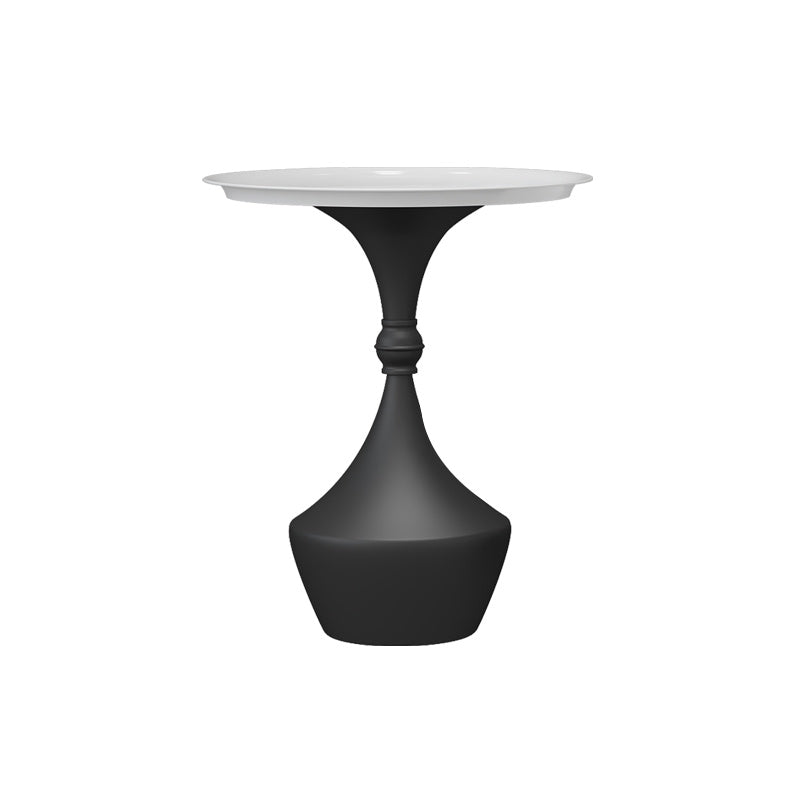 Mid-Century Modern Iron Coffee Cocktail Table Pedestal Cocktail Table for Living Room