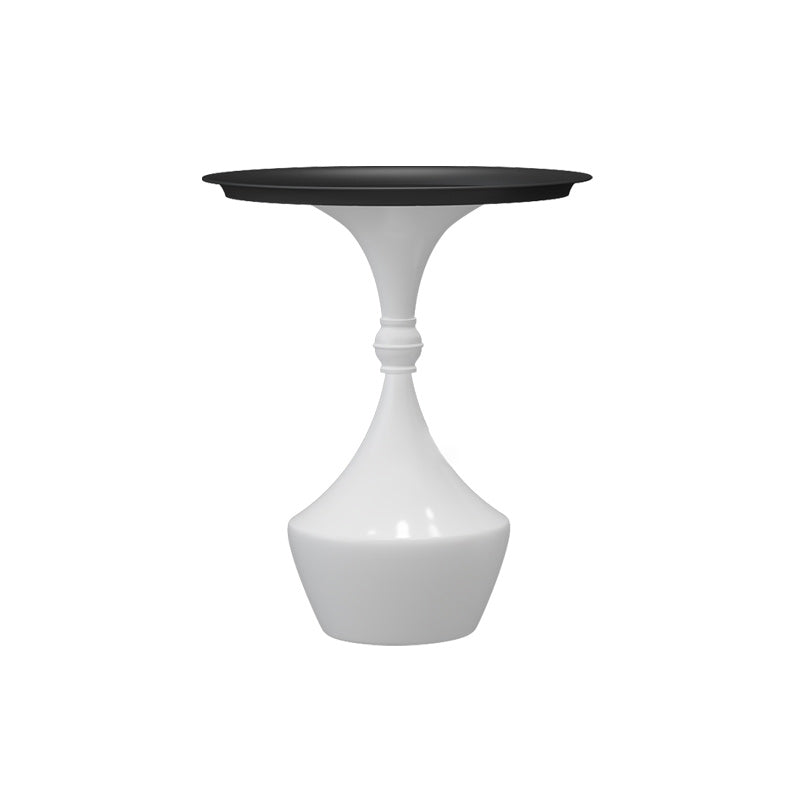 Mid-Century Modern Iron Coffee Cocktail Table Pedestal Cocktail Table for Living Room