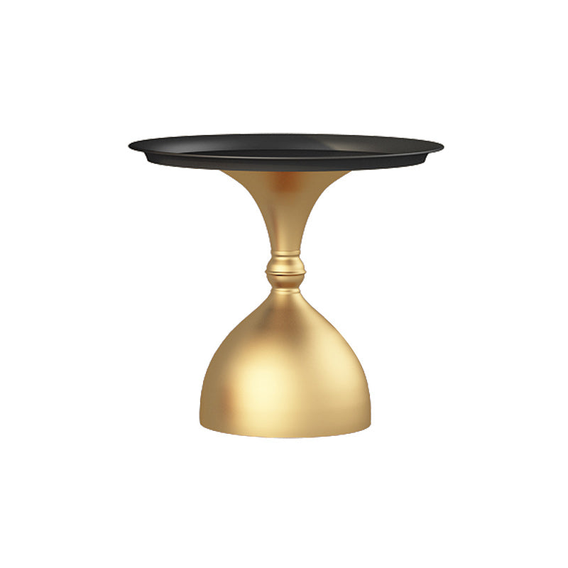 Mid-Century Modern Iron Coffee Cocktail Table Pedestal Cocktail Table for Living Room