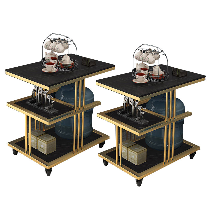 24.41" Tall Contemporary Style Side End Table Storage End Table