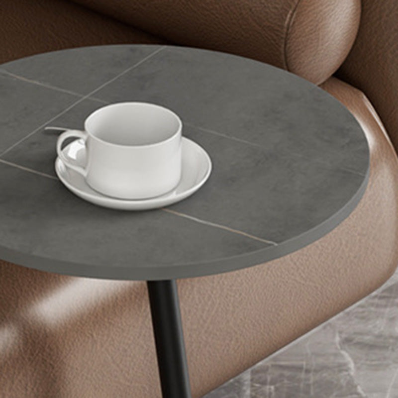 Pedestal Round End Table Minimalist Side End Table for Living Room