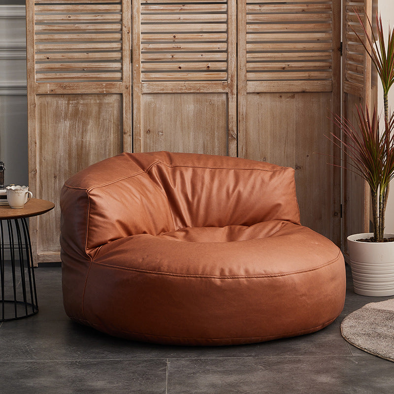 Nordic Bonded Leather Armless Tight Back EPP Filled Aceent Chair