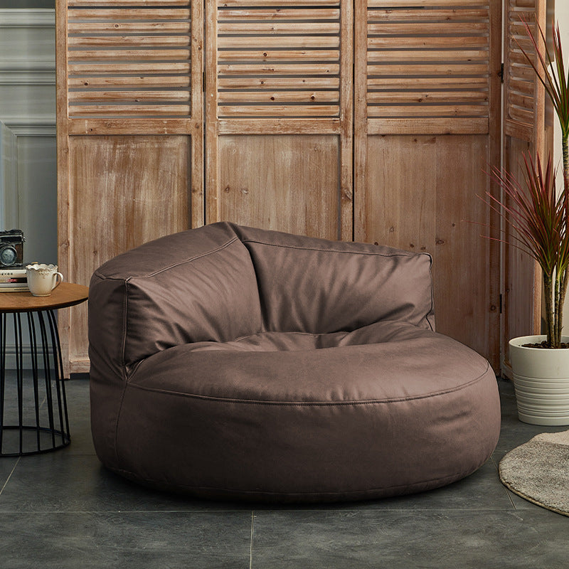 Nordic Bonded Leather Armless Tight Back EPP Filled Aceent Chair