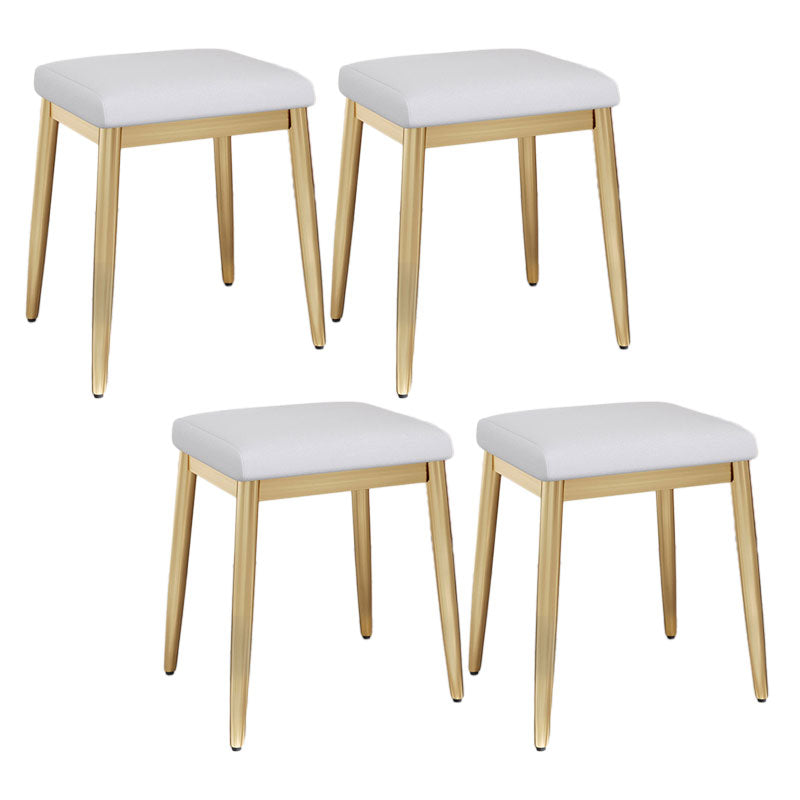 Modern Grey Standard Leather Solid Color Rectangle Indoor Standard