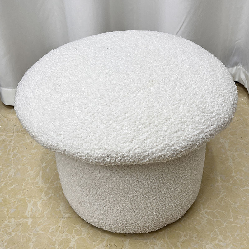 Modern Velvet Pouf Plain Specialty Water Resistant Chair Ottoman
