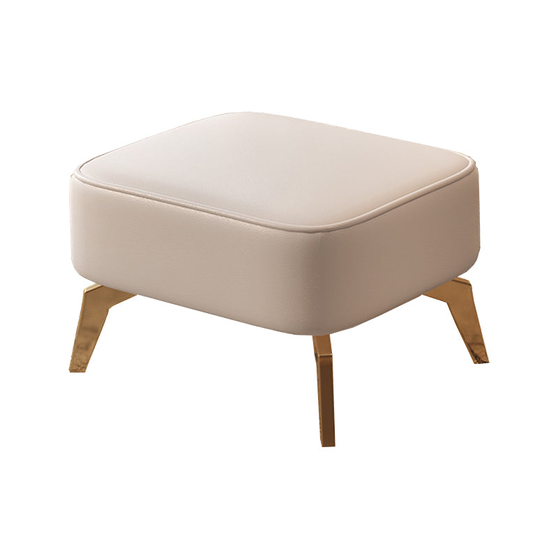 Upholstered and Metal Rocker Glam with Padded Seat Rocking Chair Slipcovered