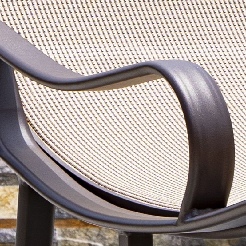 Ergonomic Wicker Rocking Chair with Cushion Spindle Rocking Accent Chair for Outdoor