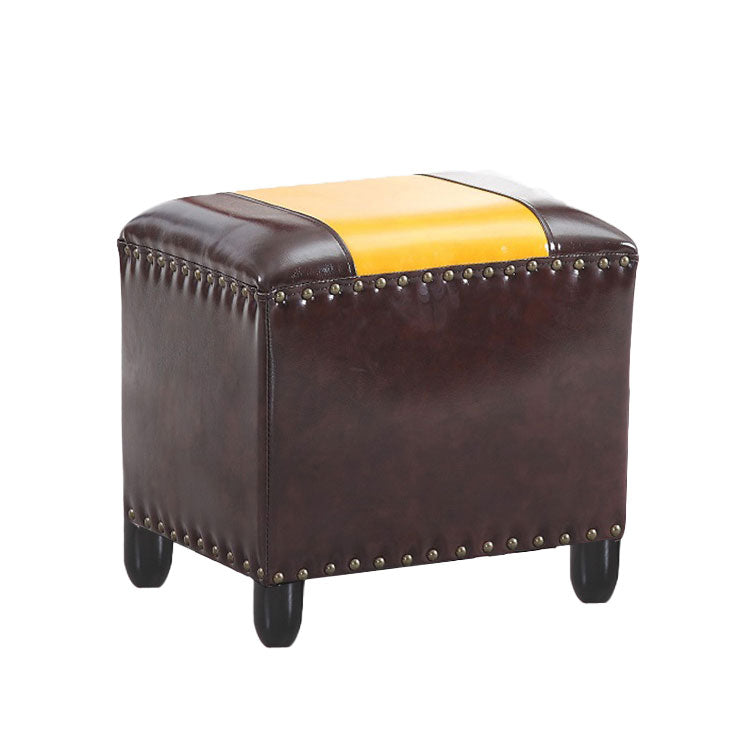 Modern Leather Standard Rectangle Nail Decoration Indoor Standard