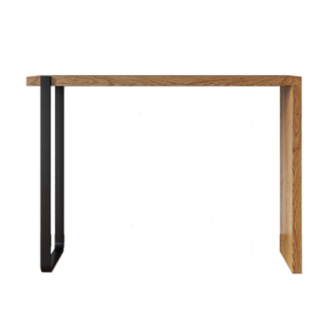 1/2/3 Pieces Modern Rectangular Pub Table Set Wooden Counter Table with Backless Stools