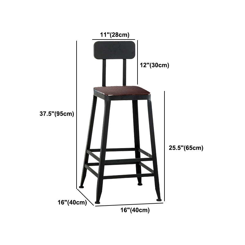 Industrial Rectangular Bar Pub Table Set 1/5 Pcs Solid Wood Top Bar Table with Iron Stools