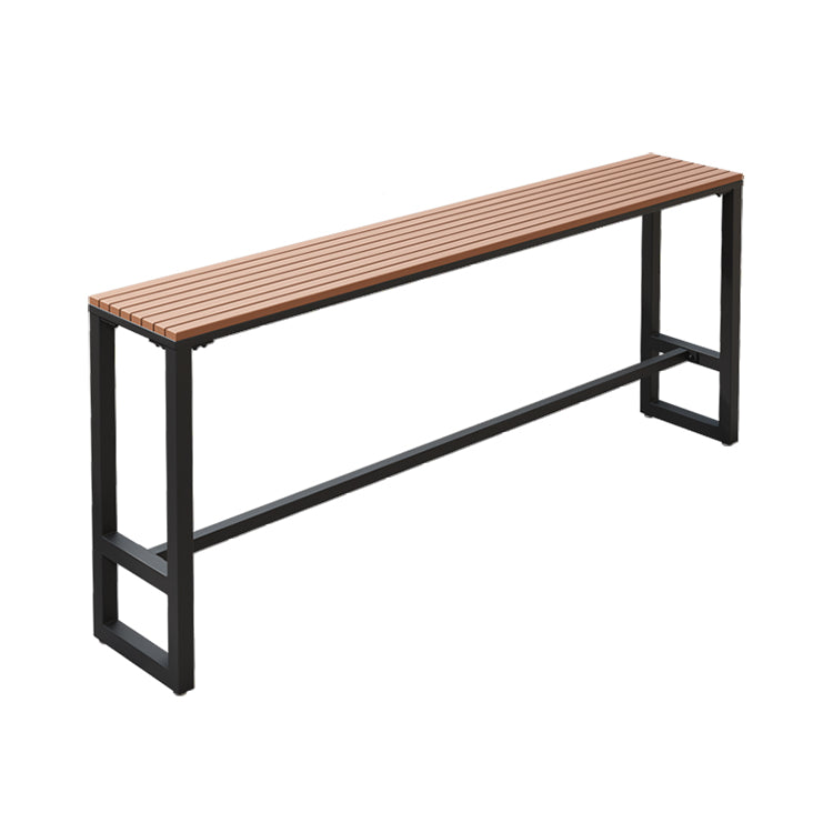 1/2/5 Pieces Modern Rectangular Pub Table Set Artificial Wooden Bistro Table Set