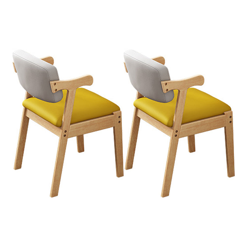 Traditional Dining Table Set 1/5/7 Pcs Solid Wood Dining Table and Chairs