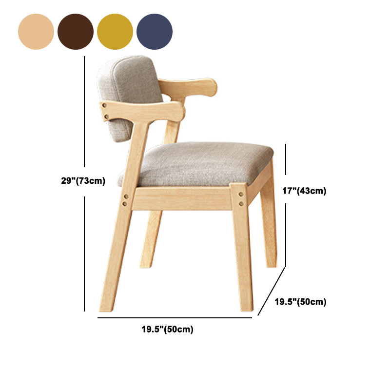 Traditional Dining Table Set 1/5/7 Pcs Solid Wood Dining Table and Chairs