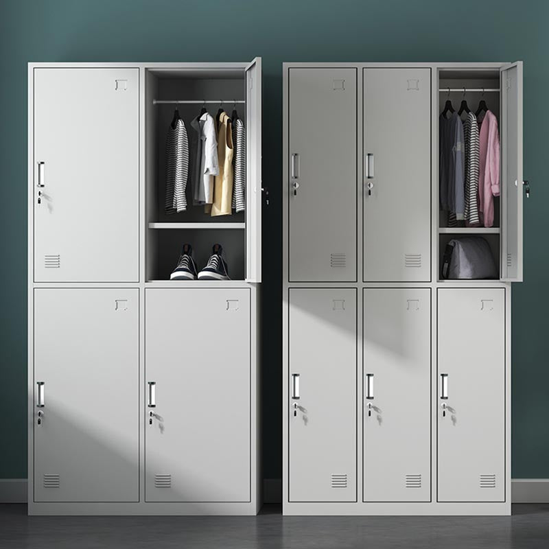 Modern Hinged Wardrobe Armoire Steel Wardrobe Cabinet for Bedroom